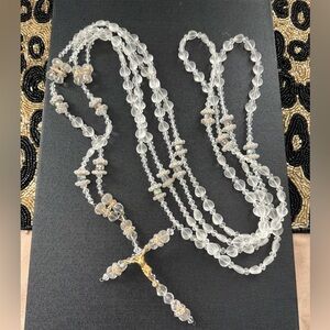 Wedding Lasso Rosary Frosted Glass